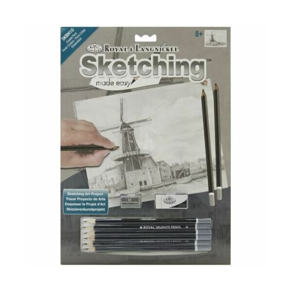 Grafikai készlet - Szélmalom 