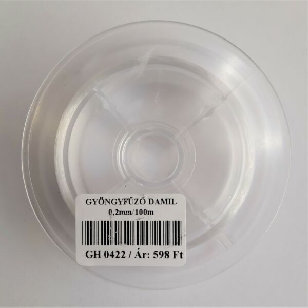 gyöngyfűző damil