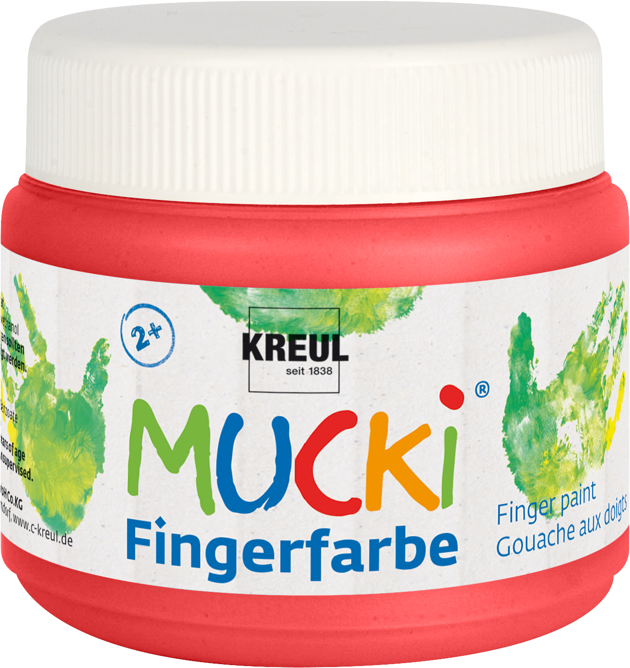 Mucki ujjfesték 150ml, Piros 23105