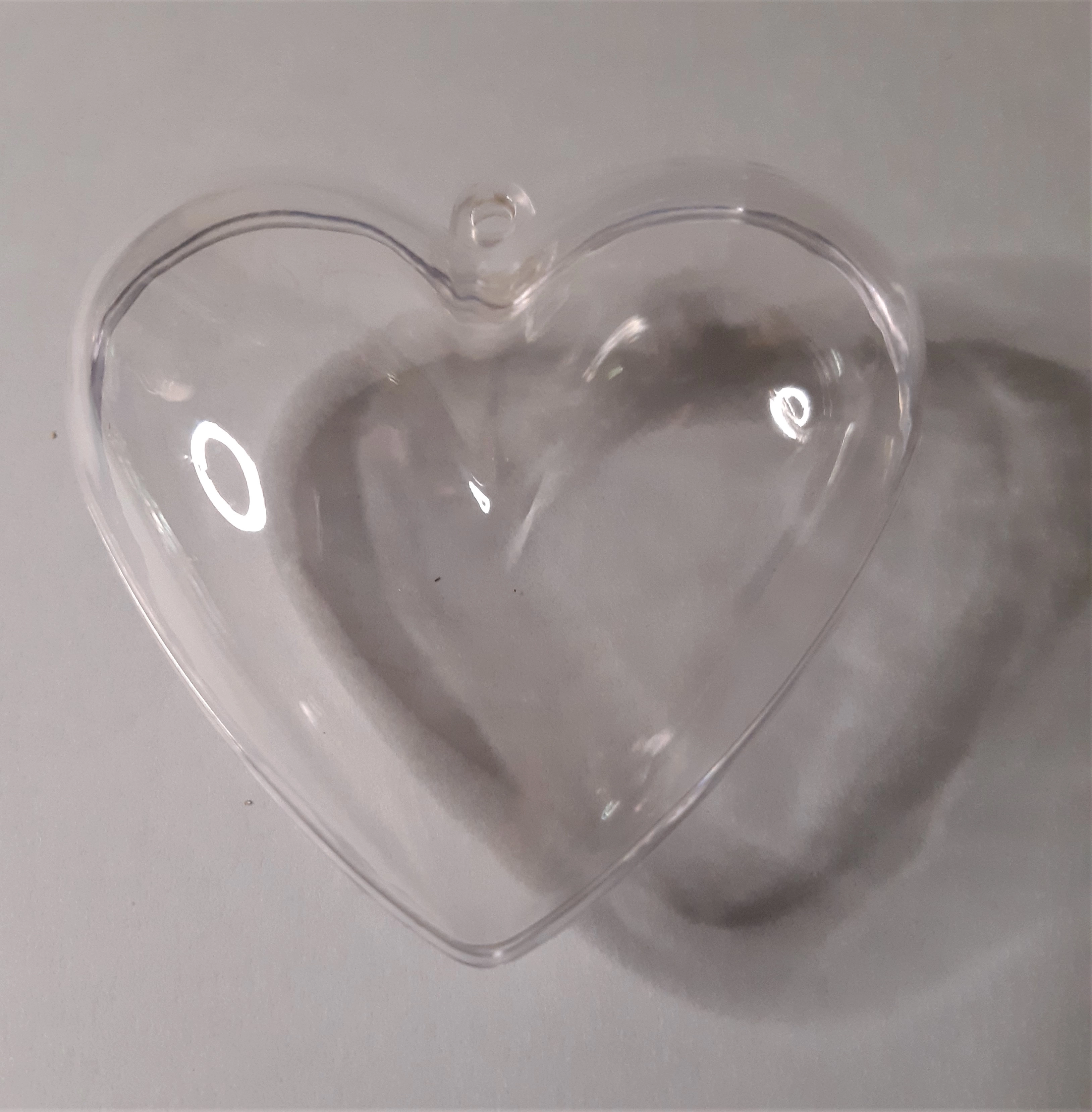 Műanyag szív 6cm
