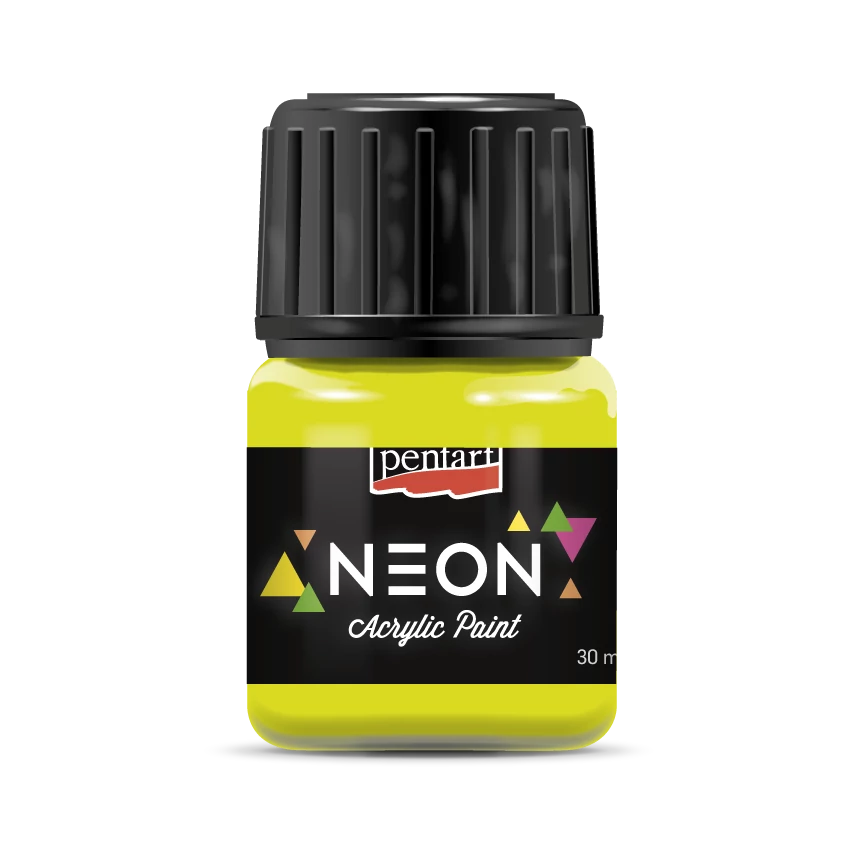 Neon akrilfesték 30 ml sárga