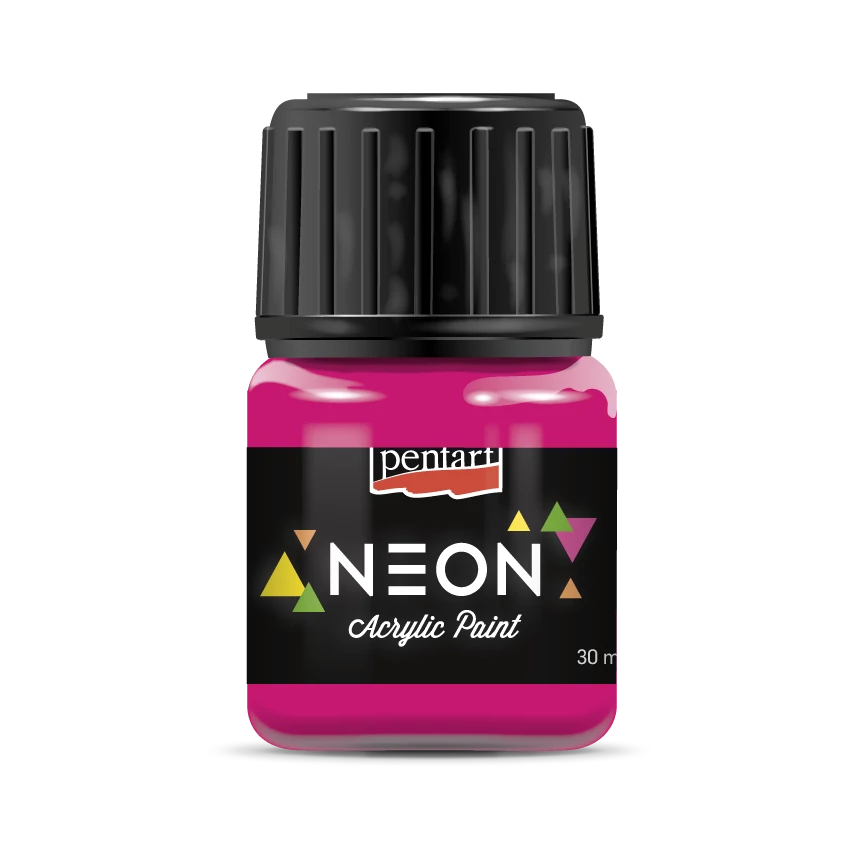 Neon akrilfesték 30 ml pink