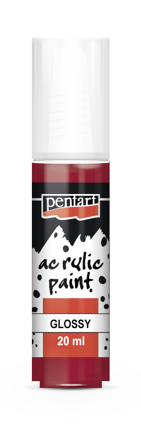 Fényes akrilfesték 20 ml vörösbor