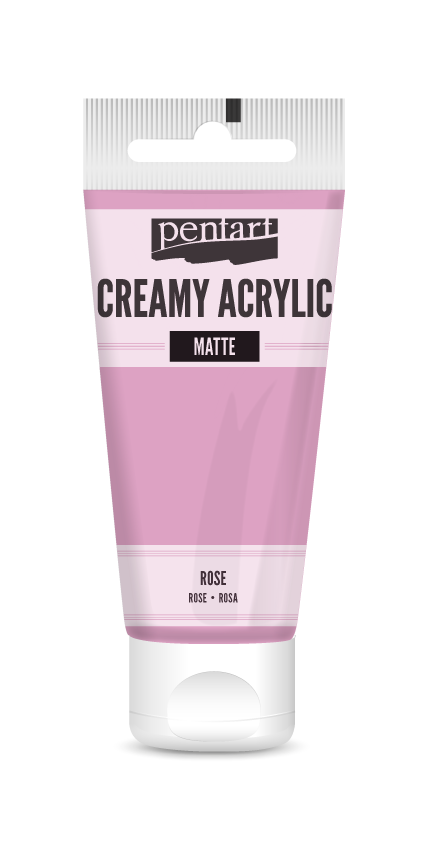 Krémes akrilfesték matt 60 ml rózsaszín