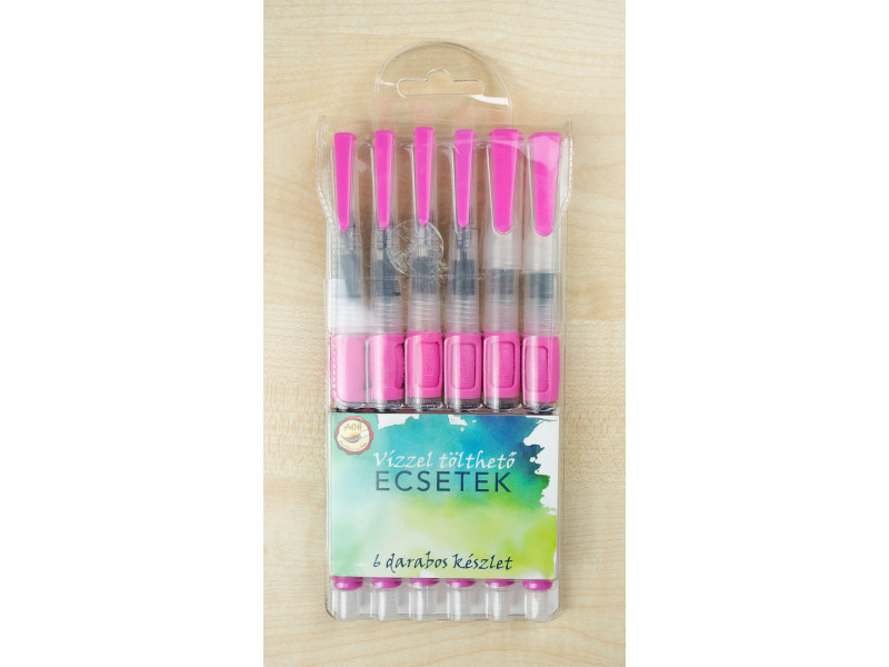 ECSET, VÍZZEL TÖLTHETŐ, 6R, KÜLÖNBÖZŐ FEJEKKEL