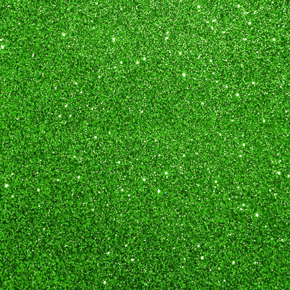 Öntapadós dekorgumi - glitteres, zöld 20x30 cm