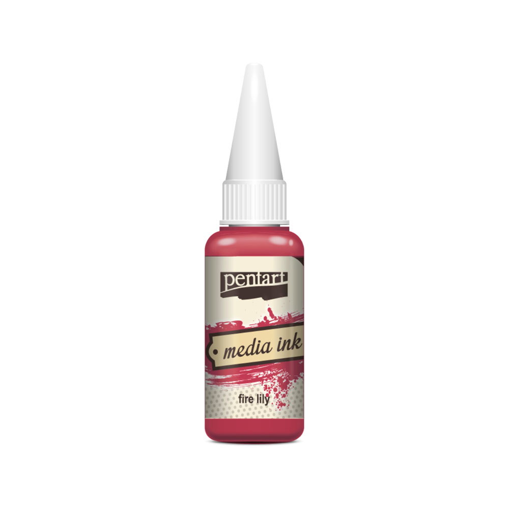 Média tinta 20ml, tűzliliom