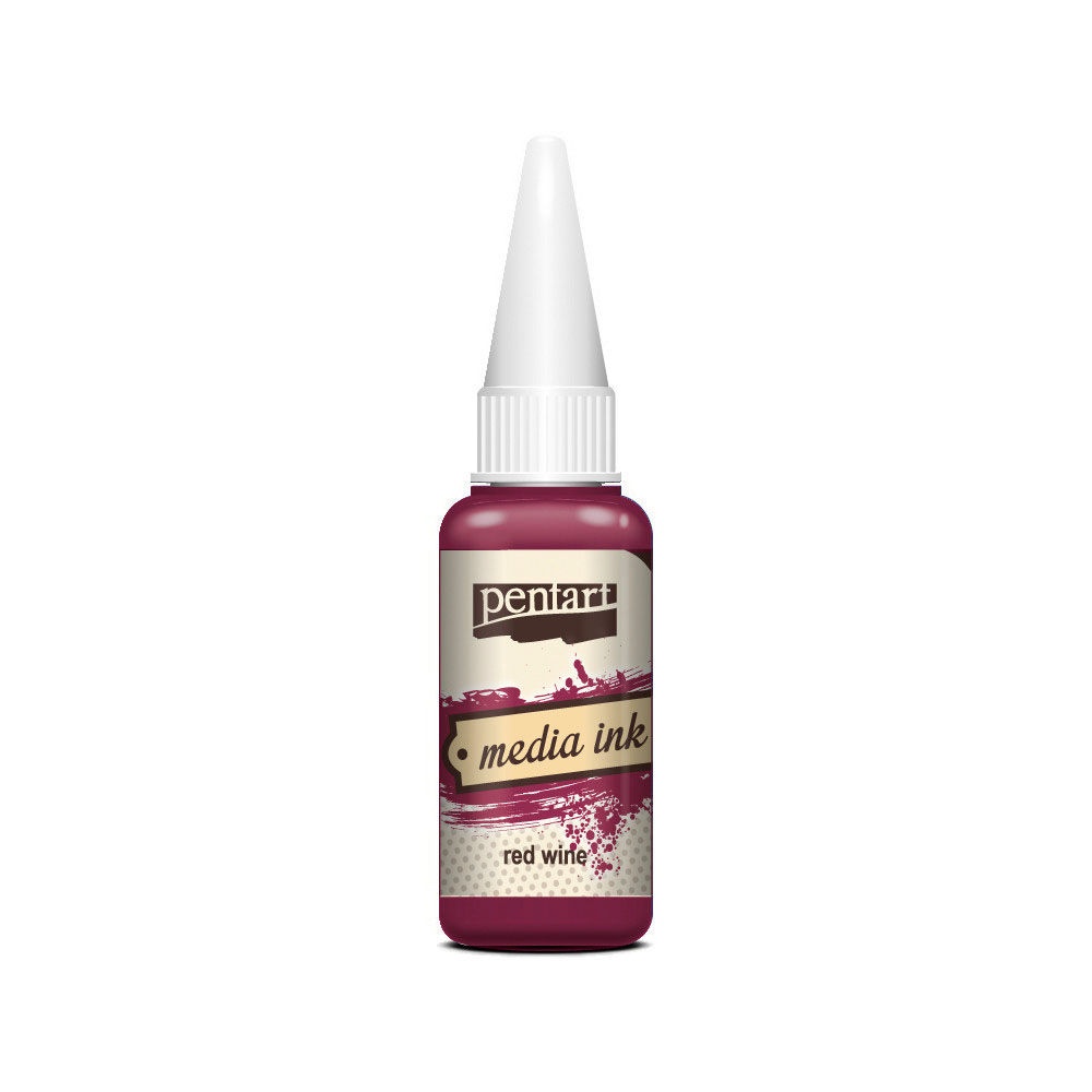 Média tinta 20ml, vörösbor