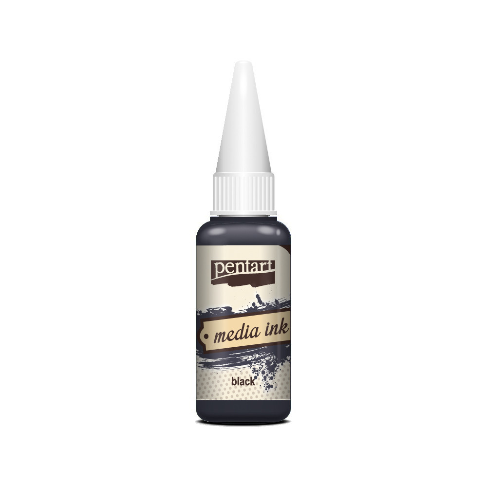 Média tinta 20ml, fekete