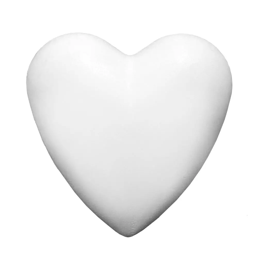 Polisztirol szív 15 cm-es