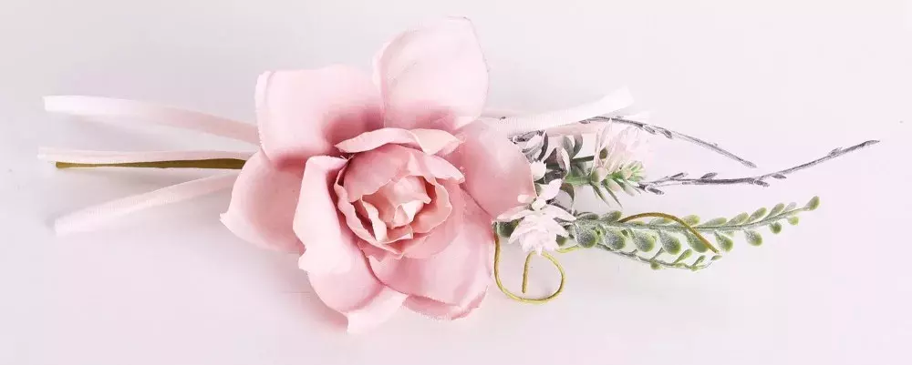 Művirág rózsa pick indával, halványlila 26cm