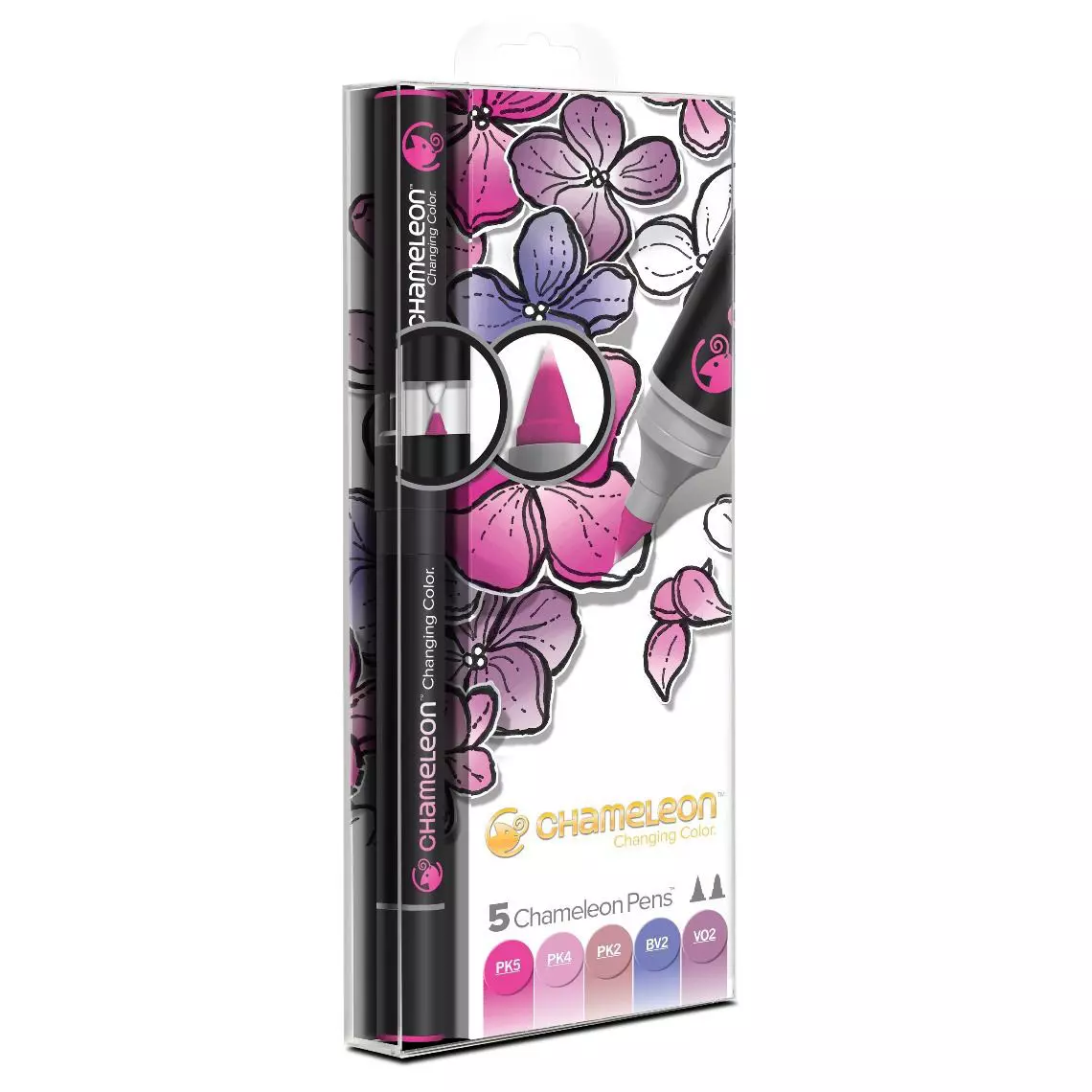 Chameleon Color Tones marker, 5 db – virág árnyalatok