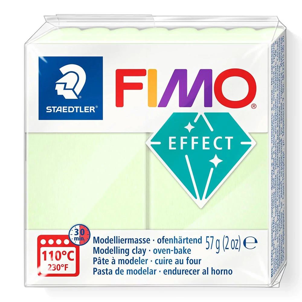 FIMO Effect süthető gyurma - Sötétben világító