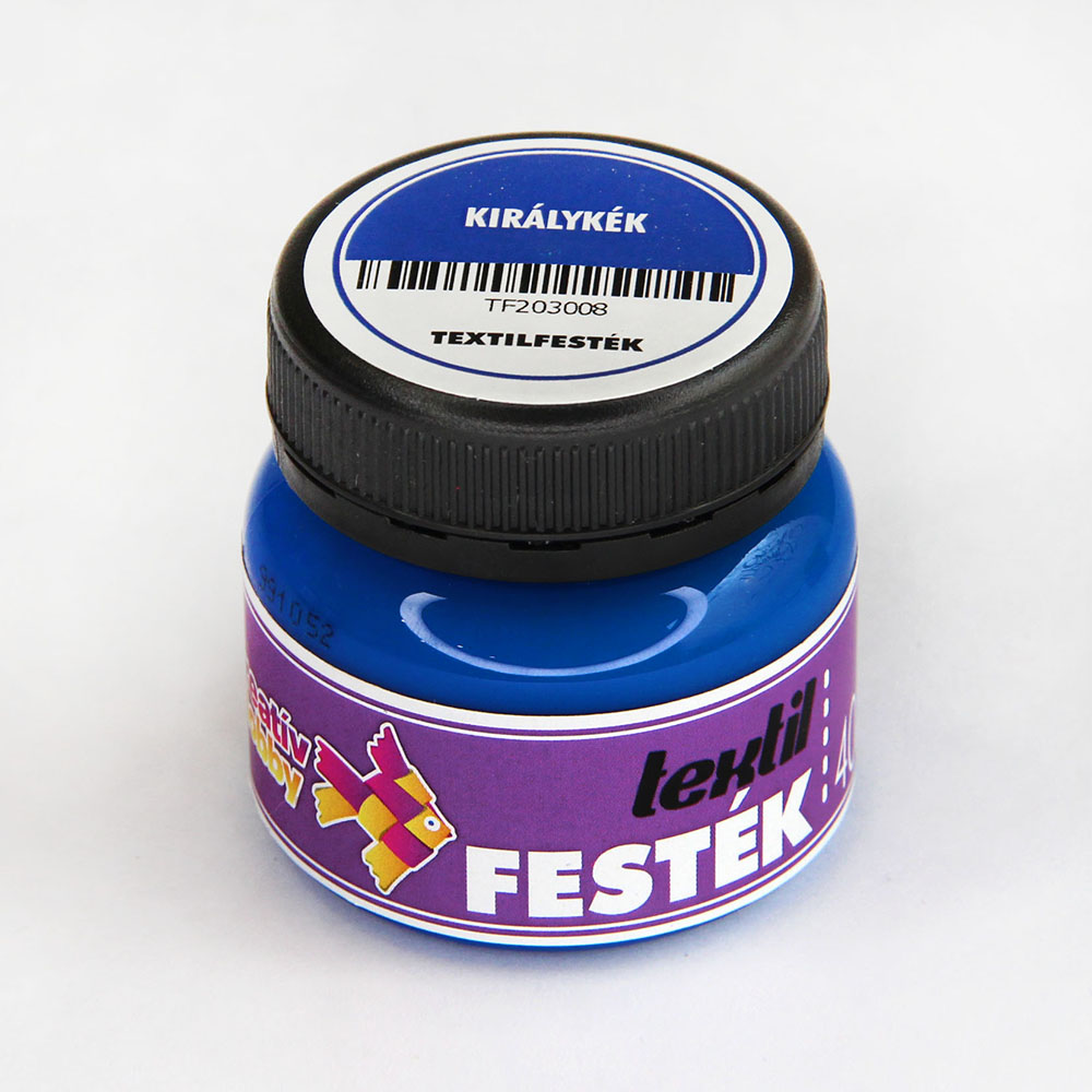 Textilfesték 40 ml királykék