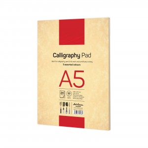 Drasca Calligraphy pad ragasztott 90g, 24 lap, A5