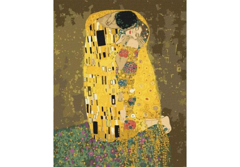 Számozott kifestő, Csók (Gustav Klimt) 40x50cm