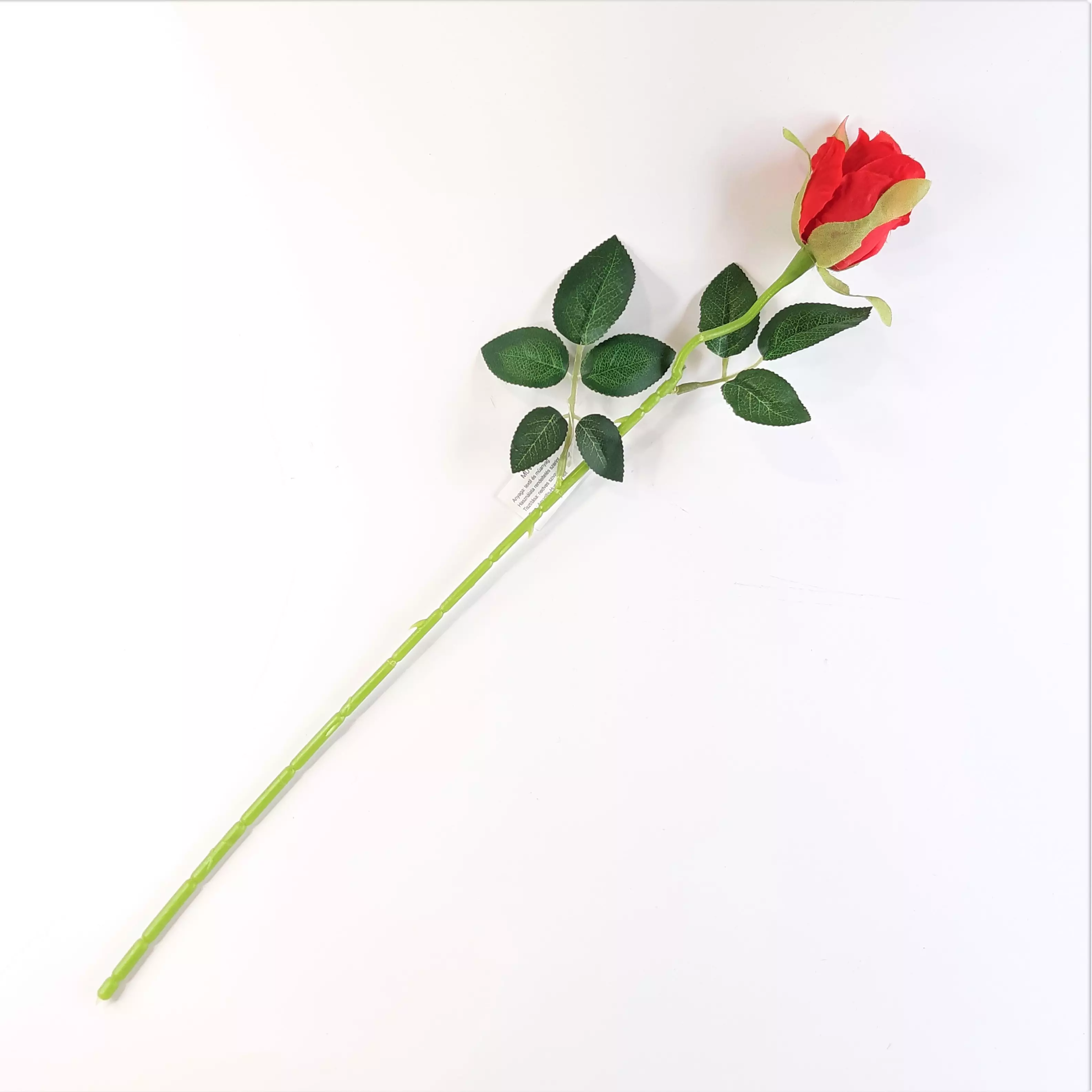 Szálas rózsa, Piros 50cm